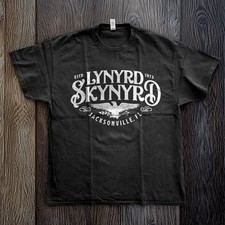 Lynyrd Skynyrd Est 1973 Jacksonville Black Cotton T-shirt