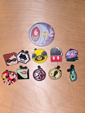 Disney Trading Pin Lot 11pc Mickey Bar Incredibles Star Wars Droid Cinderella