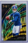 2025 Panini Select  Club  Level Jaxson Dart #193 Green & Yellow Shock Prizm (RC)