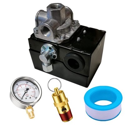 56288020 Pressure Switch for Ingersoll Rand 175/140 PSI - 4 Port 56288020-01 ...