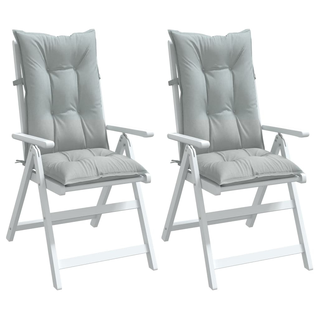 Benessere Schiena: Cuscini Sedia Alta vidaXL 120x50x7 Grigio Mélange