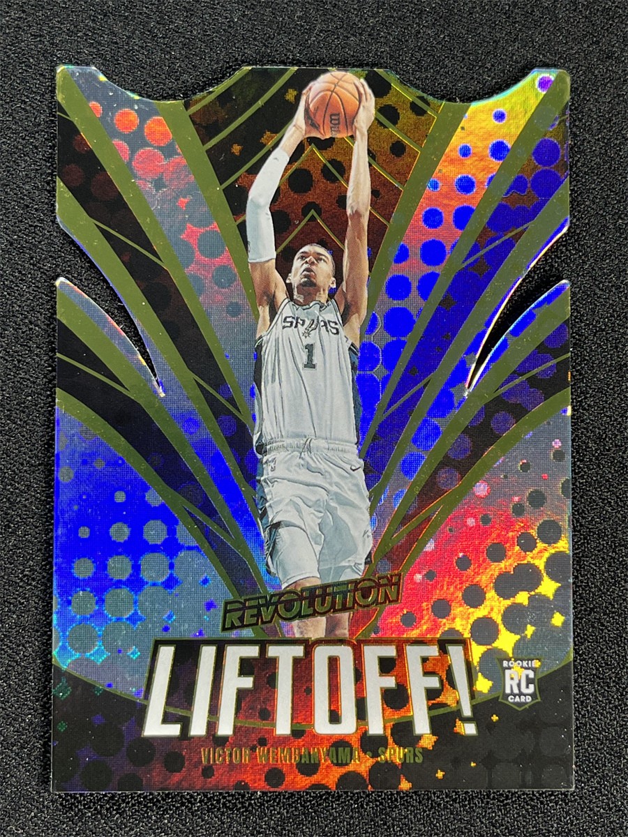 2023-24 Panini Revolution Victor Wembanyama #6 Die Cut Liftoff! Rookie RC Spurs