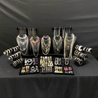 224 pc Antique Vintage Estate Costume Jewelry Some Signed. Lot 723