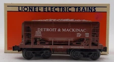 Lionel 6-19323 O Gauge Detroit & Mackinac Ore Car with Ore Load LN/Box