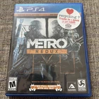 Metro Redux (Sony PlayStation 4, 2014) PS4 Shooter Video Games 2033 Last Light
