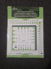 Clover 3200 Swatch Ruler And Needle Gauge