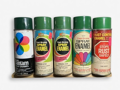 #ad #ad Vintage 1970s 1980s Kmart amp; ACME Spray Paint Cans Retro Collectible $50.00