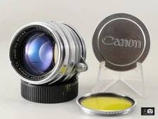 CLA'd,Canon 50mm F/1.8 I Leica LTM 39 chrome Lens "Near MINT"From Japan#9058
