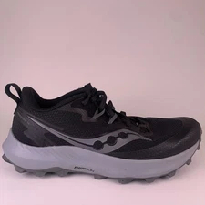 Saucony Women Peregrine 14 S10917-100 Black Trail Running Shoes Size 7.5