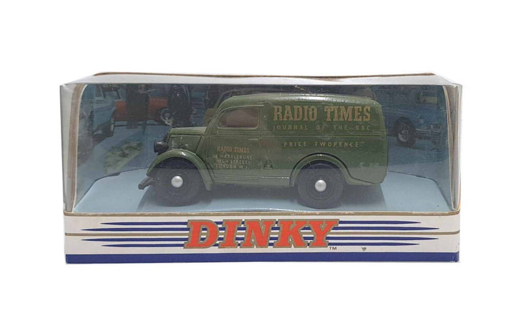 MATCHBOX DINKY 1/43 1950 FORD E83W 10 CWT VAN RADIO TIMES DY-4