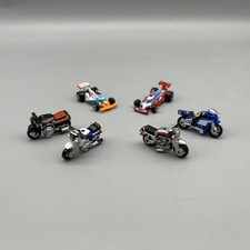 Vintage 1980s Galoob Micro Machines Race Cars Motorcycles Lot Formula 1 Bike Set
