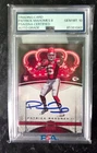 PATRICK MAHOMES SIGNED 2017 PANINI CROWN ROYALE ROOKIE RC #84 AUTO 10