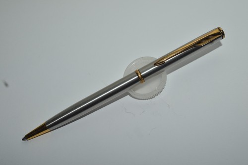Parker Insignia Flighter Ballpoint Pen Brushed St Steel Circa 1st Quarter 1995