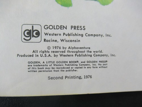 Vintage Little Golden Book The Runaway Squash An American Folktale LGB 1976 - Picture 3 of 6