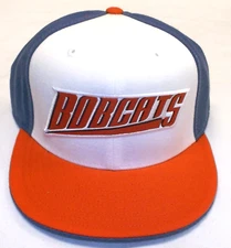 Charlotte Bobcats Flat Brim Fitted Hat