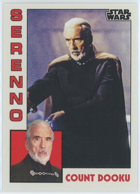 COUNT DOOKU 2023 Topps Throwback Thursday Star Wars Edition #24 - PR 1566