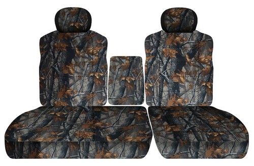 Seat covers Fits Toyota Tundra truck 99-04 40/60 Seat with Console Camouflage - Picture 12 of 18