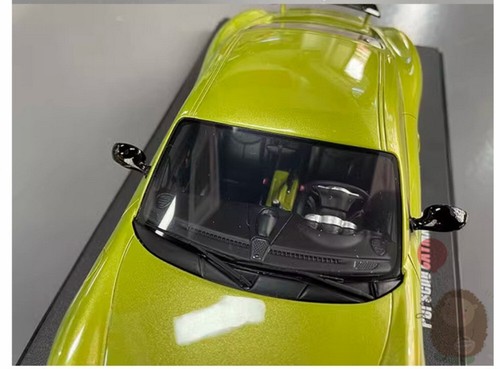 GT Spirit 1/18 Porsche CAYMAN R 2012 Resin Model Car Diecast Kids Gifts Green - Picture 8 of 9