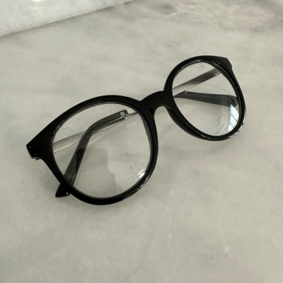 Ann Taylor Vintage-Inspired Black Frames Glasses Clear Non  display picture 1