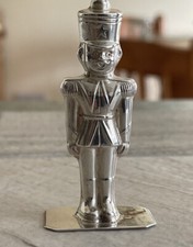 Vintage Silver Topazio Possibly Trush Cazenovia Nutcracker Toy Soldier Christmas