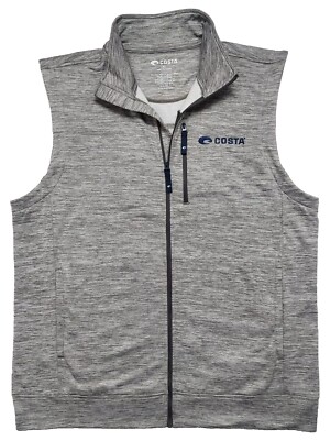 Nice Costa Del Mar Harbor Full Zip Fleece Vest - Size XL - Free S/H