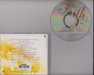 KENNY G - FAITH - ORIGINAL 1999 CD - [NO FRONT ARTWORK]
