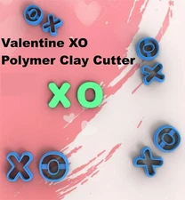 Valentine XO Polymer Clay Cutter