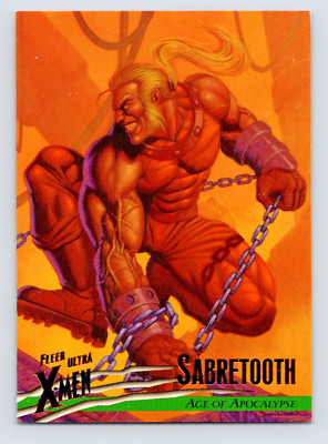 1996 Fleer Ultra X-Men #83 Sabretooth Marvel Trading Card Age of