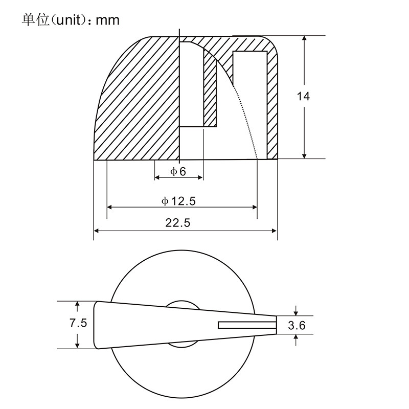 FLEOR 20x Black Small Chicken Head Knobs Guitar Amp Amplifier Effect