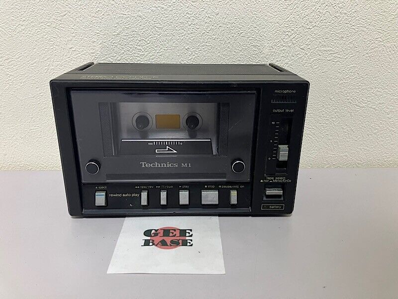 Technics RS-M1 Portable Stereo Cassette Deck | Handheld | Tested Technics RS-M1 Portable Stereo Cassette Deck | Handheld | Tested