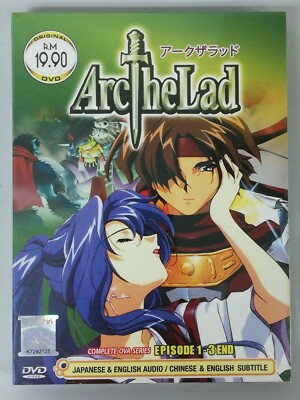 DVD ANIME ARCTHELAD COMPLETE OVA VOL.1-3 END ENGLISH DUBBED REGION ALL +FREE DVD