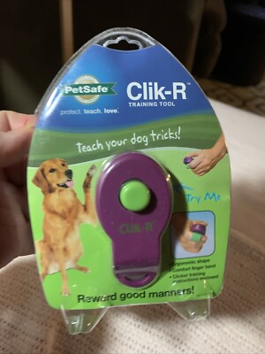 67 Clik R NEW PetSafe Clik-R Dog Training Clicker Positive Behavior Reinforcer ...