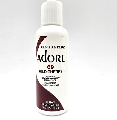 Creative Images Adore Semi Permanent Hair Color, Wild Cherry # 694 oz. NEW!
