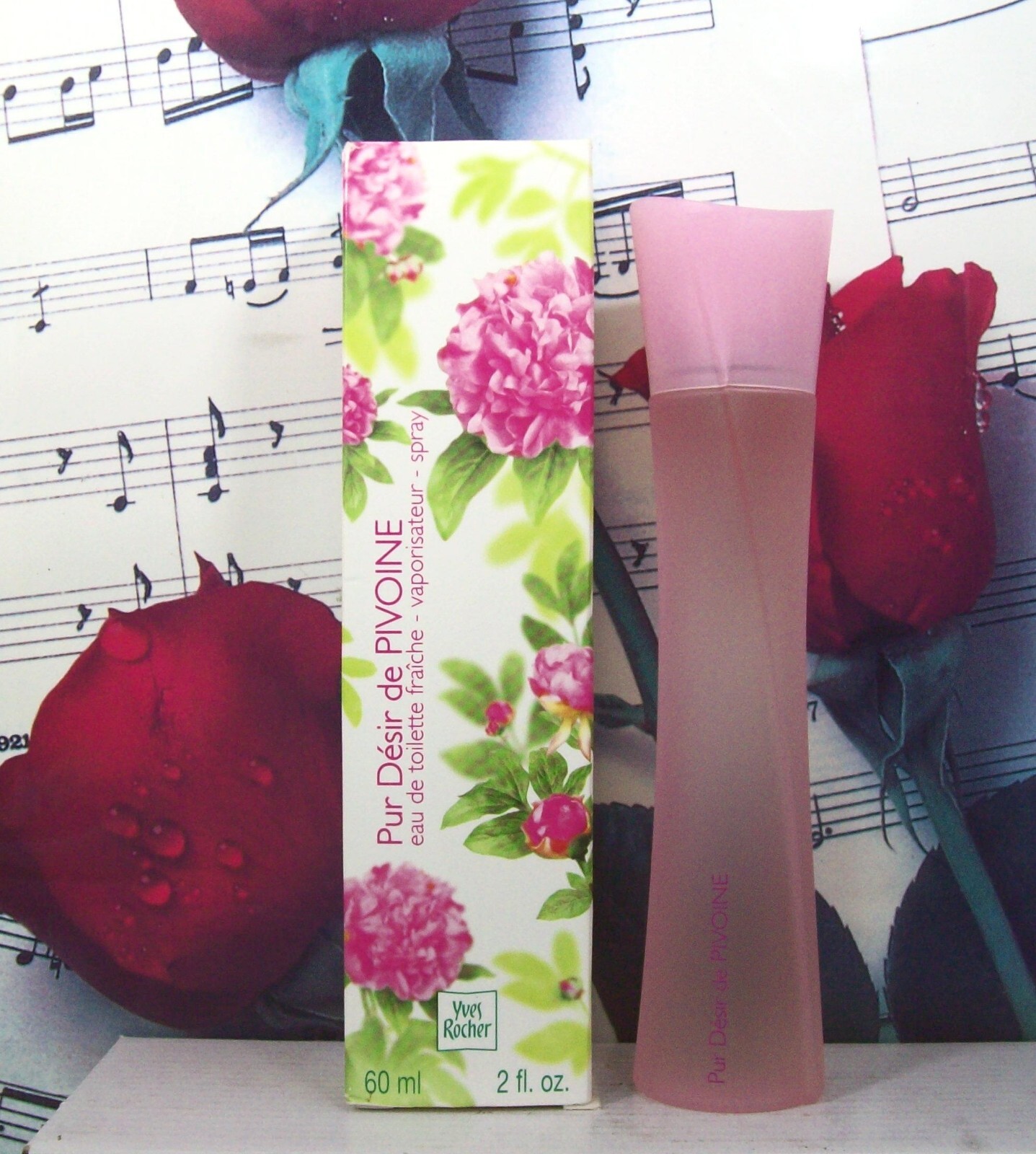 Eau De Toilette Yves Rocher Pur Désir De Pivoine - 60 Ml, Neuve, France