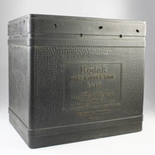 Kodak Hard Rubber Tank 8x10 - Drilled with Holes for Washing - Vintage