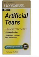 Good sense Sterile Artificial Tears Lubricant Eye Drops Dry Eye Relief 0.5 Ounce