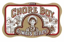 Chore Boy Decal Gas Engine Motor 