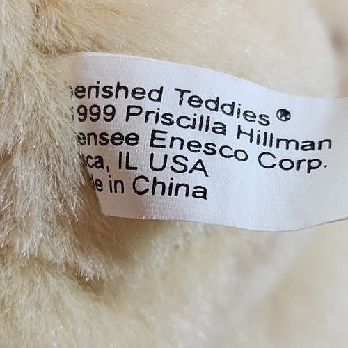 Orsacchiotto Vintage 1999 Enesco Cherished Peluche Orsacchiotto Priscilla Hillman Imbottito - Foto 5 di 5
