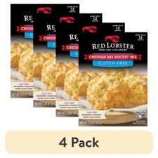 (4 pack) Red Lobster Cheddar Bay Biscuit Mix,...