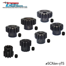 Steel Motor Gear 11/12/13/14/15/16/17T for AXIAL 1/6 SCX6 JEEP JLU WRANGLER 4WD