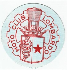 Toppa MOTO CLUB LOMBARDO - patch jacket 10 cm