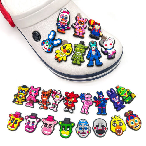 25Pcs FNAF Five Nights at Freddy's Shoes Charms For Croc Clog Sandals Decors  - Picture 1 of 12