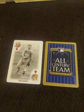 2000 U.S. Playing Card Co. All Century Team Grover Cleveland Alexander