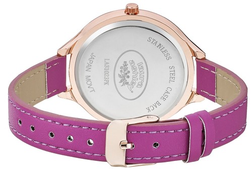 Laura Ashley Women's 42mm Slim Band Geo Pattern Dial Watch (LA31023) - Picture 15 of 17