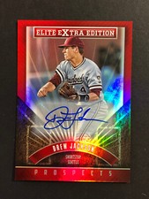 Drew Jackson Signed 2015 Panini Elite Extra Edition Baseball Card #178 Auto