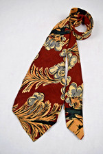 Neck Tie VTG 30s 40s Regal Cravat Big Frond Rayon Tie 48" X 4.75"