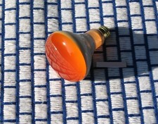 65 Watt Amber R30 Indoor 65w Orange Narrow Flood Light Bulb Br30 Spot 65br30 New