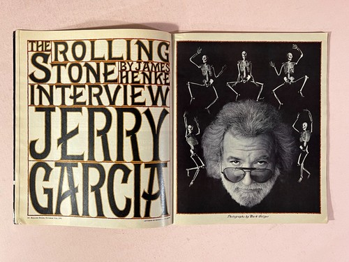 Jerry Garcia on 6 Rolling Stone Magazines 1987, 1989, 1991, 1993, 1995 & 1996 - Picture 10 of 21