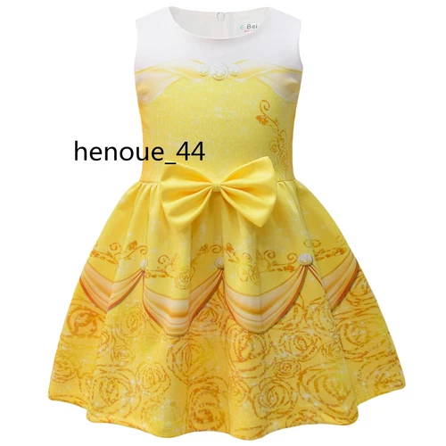 minnie stitch Cartoon Bowknot Dress Skirt Princess Party Birthday Fancy girl - Picture 63 of 69
