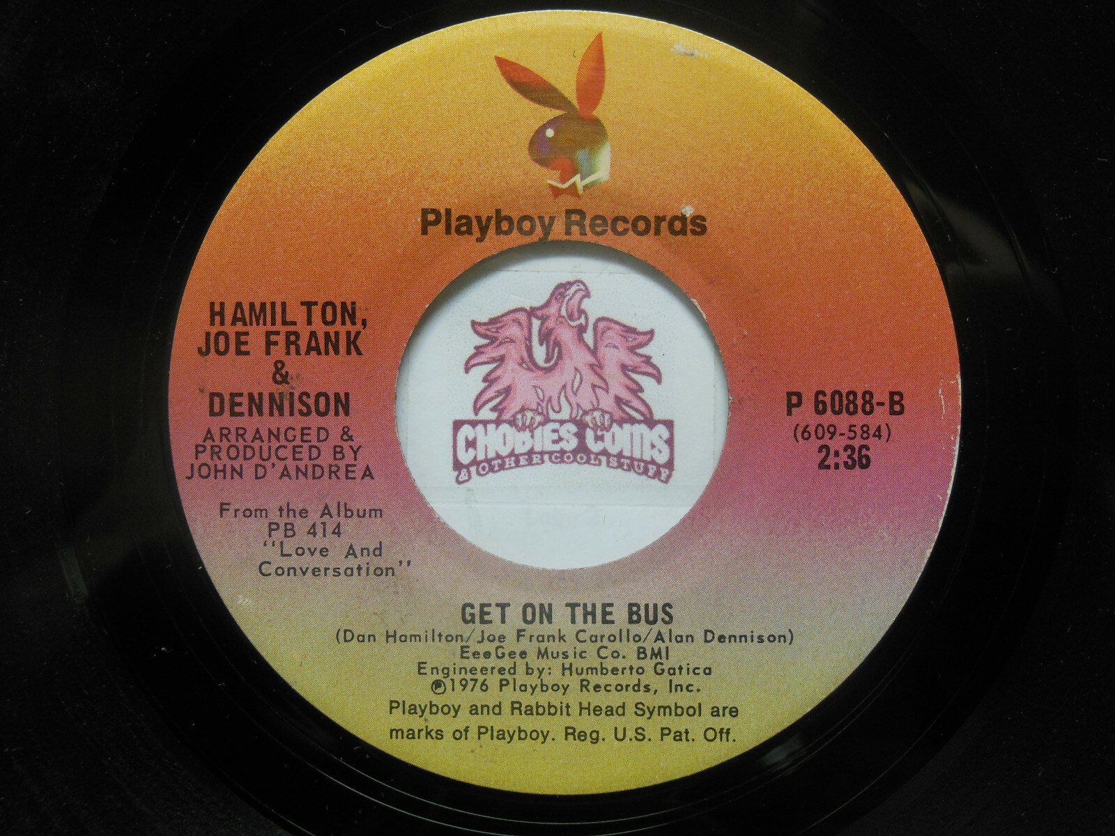 Hamilton, Joe Frank & Dennison: Don't Fight The Hands / Bus, 45 RPM VG (O0)